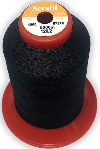 Amann Serafil Tkt120/2(180) Tex 16 5000m - Continuous Filament Polyester Thread (Fine )
