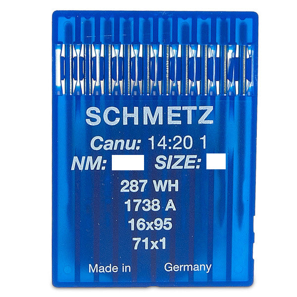 Schmetz Plainsew Large Size Small Shank. 16x95 1738A 287WH.