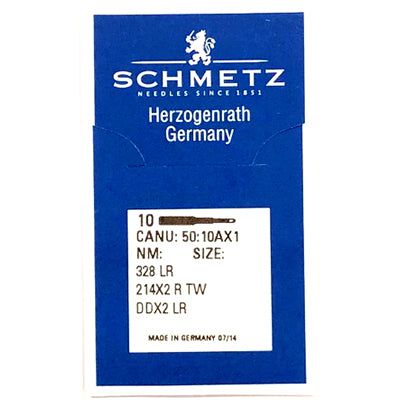 Schmetz Walking Foot Leather Needles. 328LR, 428LR, 214x2RTW ,DDX2LR