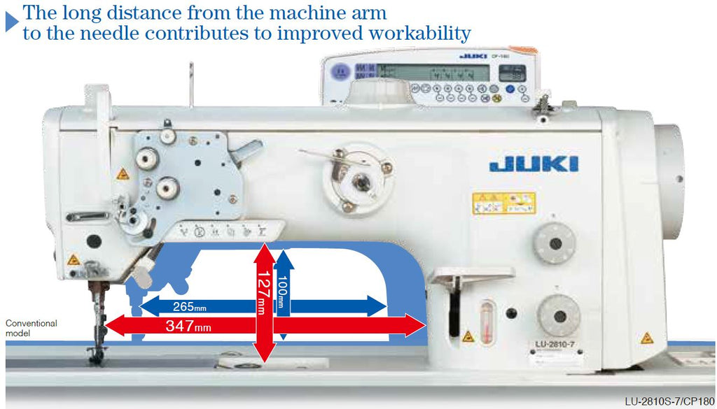 Juki LU2810S70BBS Automatic Heavy Duty Walking Foot Machine
