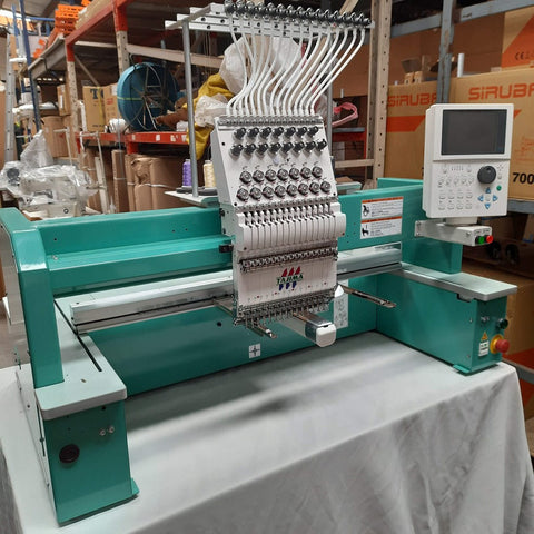 Second Hand Tajima TFMX-C1501 Single Head Commercial Embroidery Machine