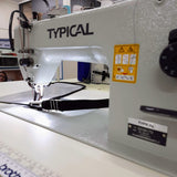 Typical GC0617DB Walking foot Sewing Machine with Single fold binder