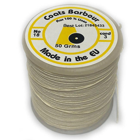 Coats Barbour : 100% Pure Linen Thread : 25/3 Waxed : 50g