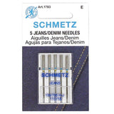 Schmetz Jeans Domestic Needle 130/705H-J  HAx1 (Sold in packets of 5)