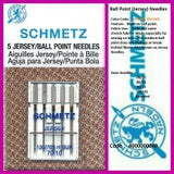 Schmetz Ballpoint (Jersey) Domestic Needle 130/705H-SUK HAx1 (Sold in packets of 5)