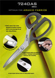 Kai 7240-AS Composite material Scissor. 9 1/2 inch - Serrated edge