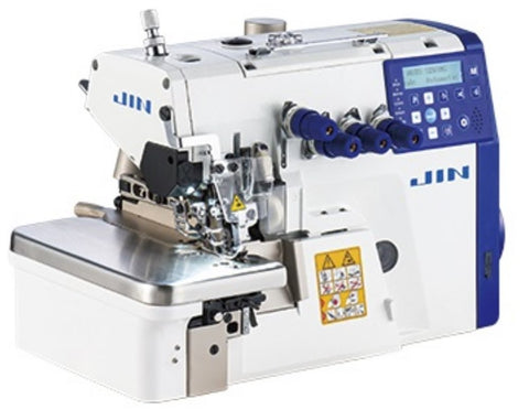 JIN M1-424 Direct Drive 4 thread Overlock  with auto trim